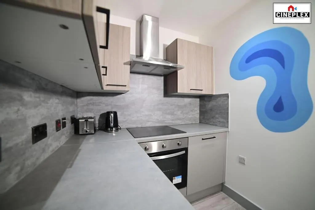 Cheerful 1Bed Studio Flat With Netflix And Wi-Fi By Cineplex Short Lets & Serviced Apartments London